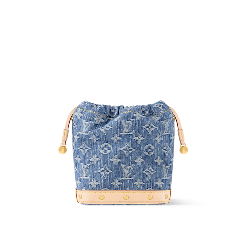 Nano Noé Monogram Denim in Women's Wallets and Small Leather Goods Wallets on Chain and Micro Bags collections by Louis Vuitton (Product zoom)
