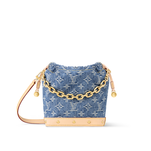 Nano Noé Monogram Denim in Women's Wallets and Small Leather Goods Wallets on Chain and Micro Bags collections by Louis Vuitton (Product zoom)