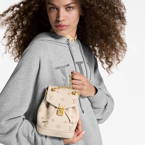 Nano Noé Backpack Bicolor Monogram Empreinte Leather in Women's Wallets and Small Leather Goods Wallets on Chain and Micro Bags collections by Louis Vuitton (Product zoom)