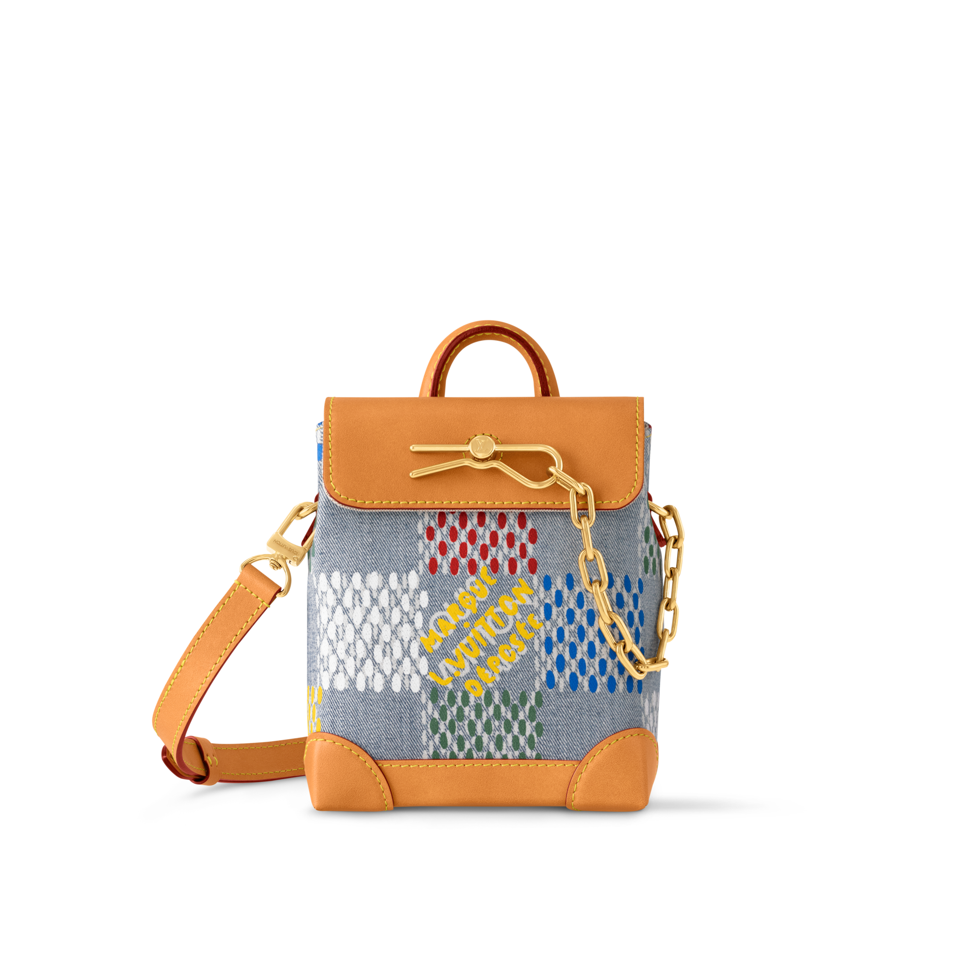 Nano Steamer Damier Ebene Canvas in Men