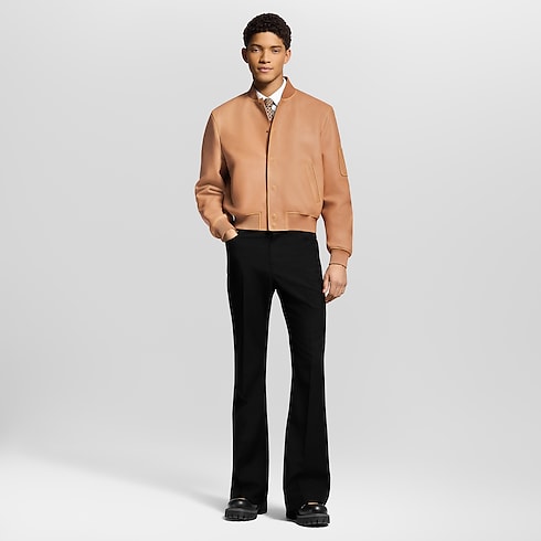 Natural Leather Varsity Blouson in Men's Ready-to-Wear Outerwear and Coats collections by Louis Vuitton (Product zoom)