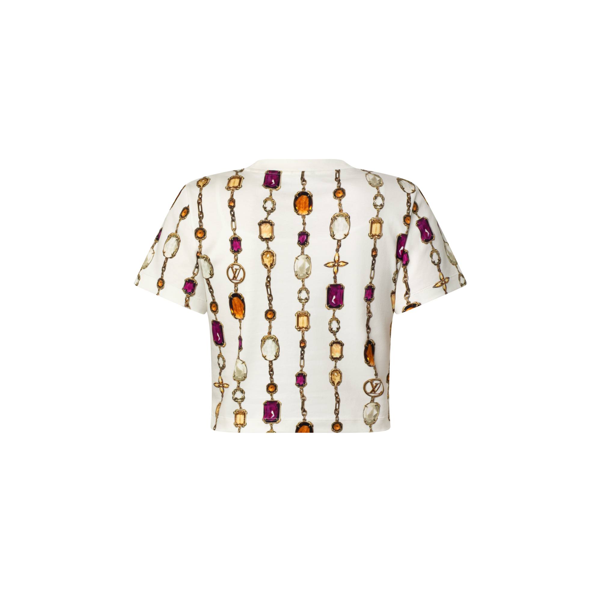 Necklace Print Crop Top  in Women