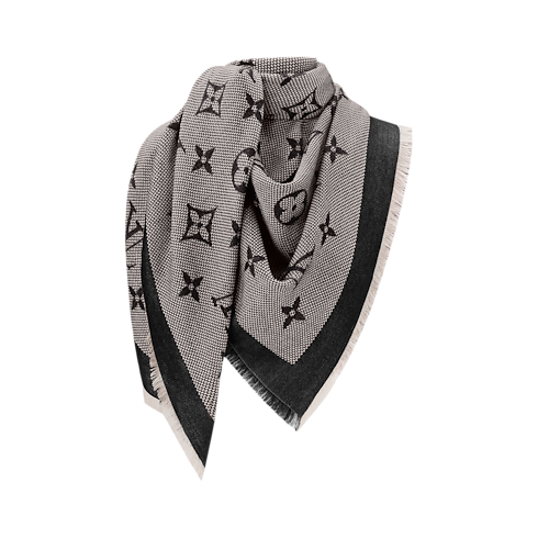 Neo Natté Monogram Shawl . in Women's Accessories Shawls and Stoles collections by Louis Vuitton (Product zoom)