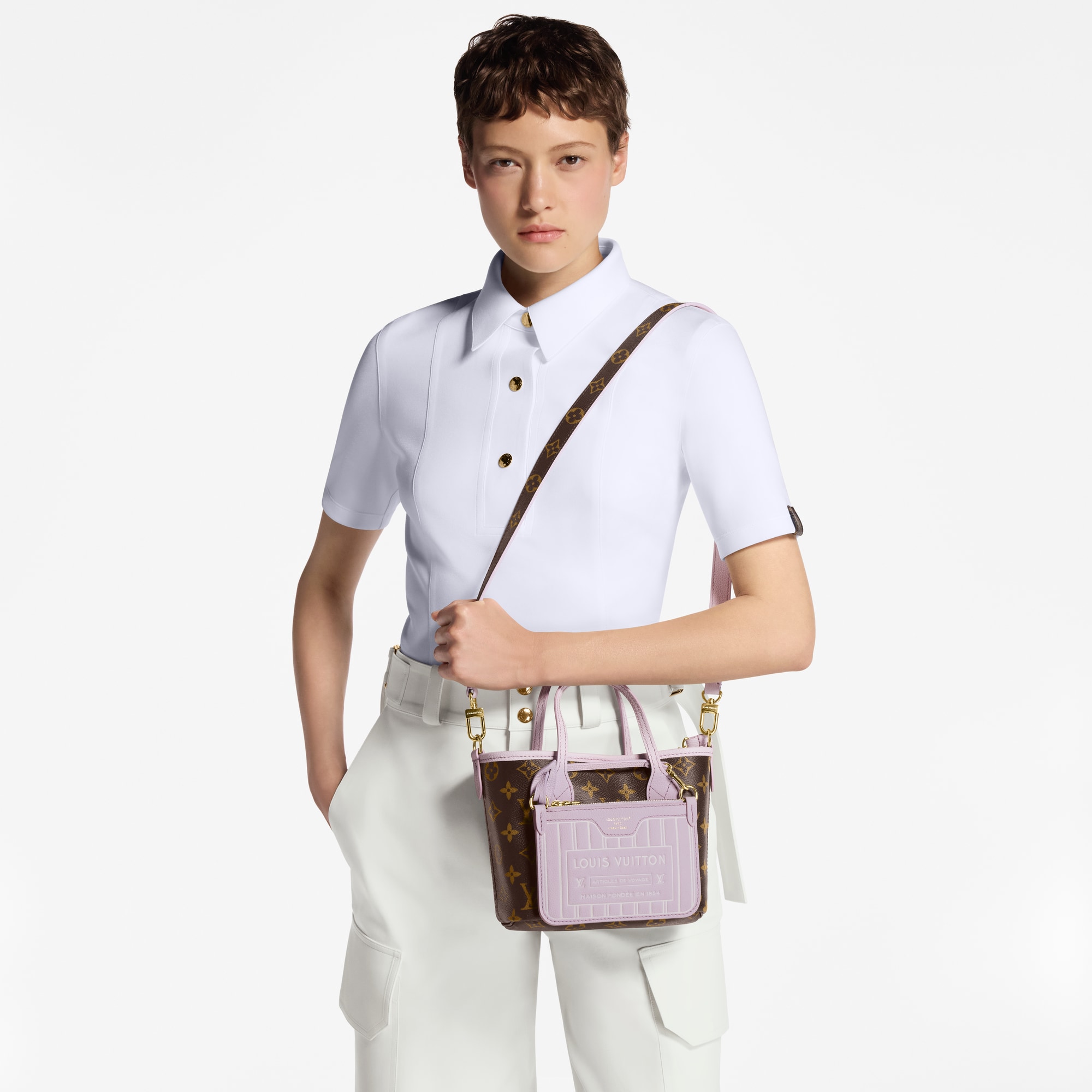 Neverfull Bandoulière Inside Out BB H33 in Bags and Small Leather Goods