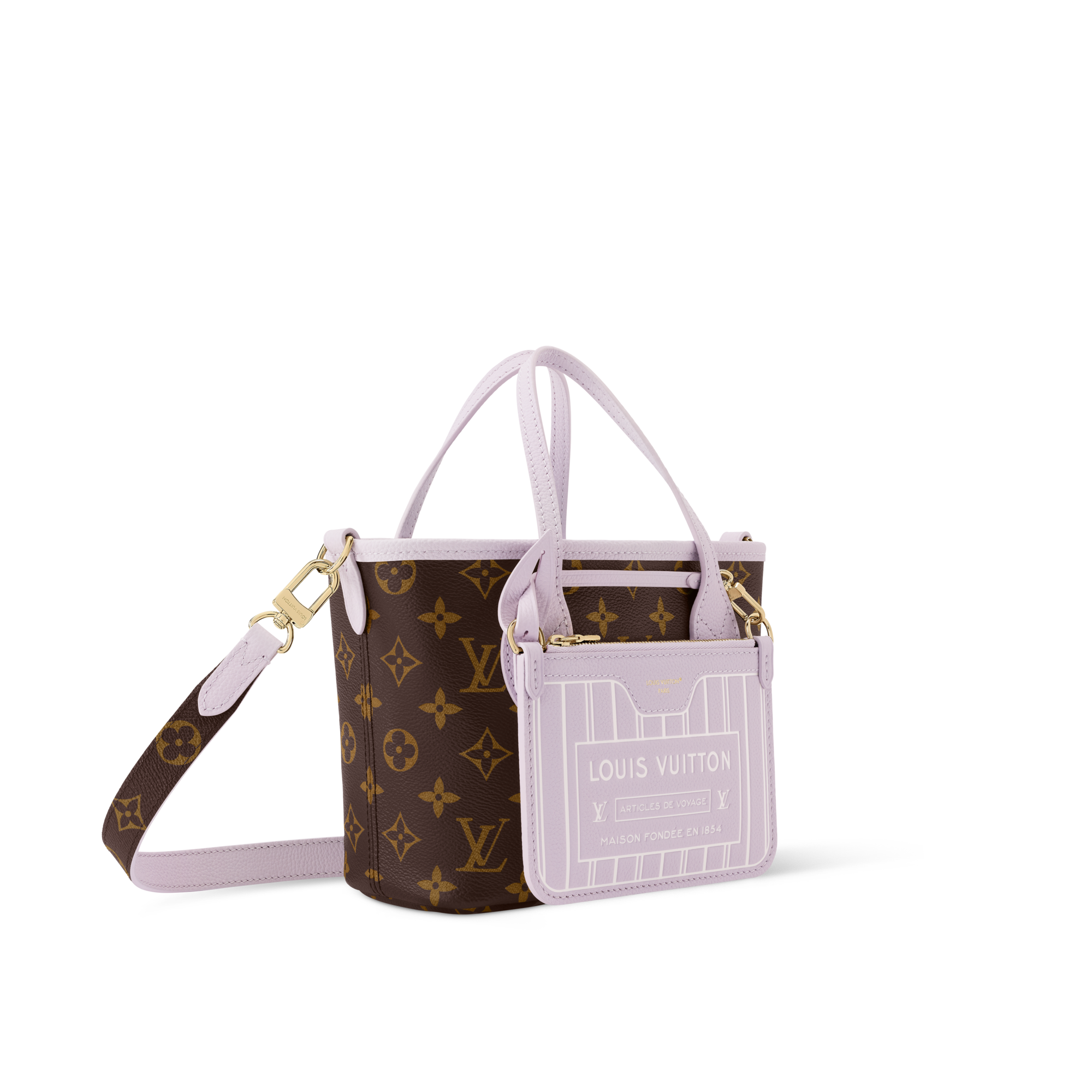Neverfull Bandoulière Inside Out BB H33 in Bags and Small Leather Goods