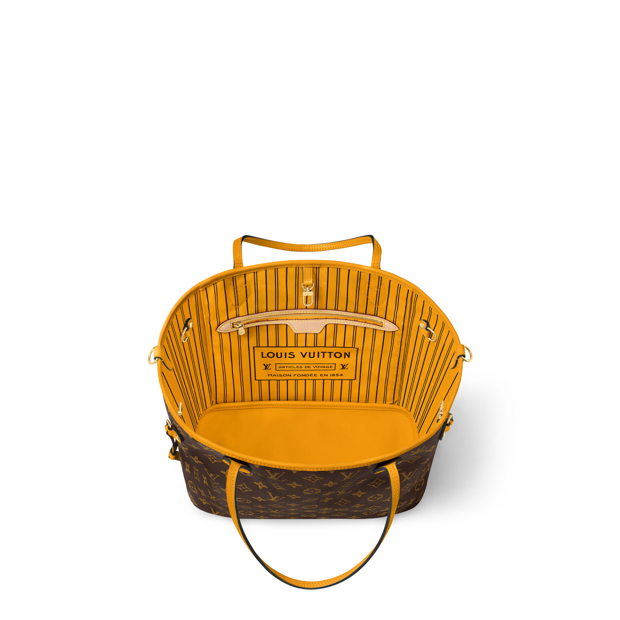 Neverfull Bandoulière Inside Out MM Monogram in Bags and Small Leather Goods