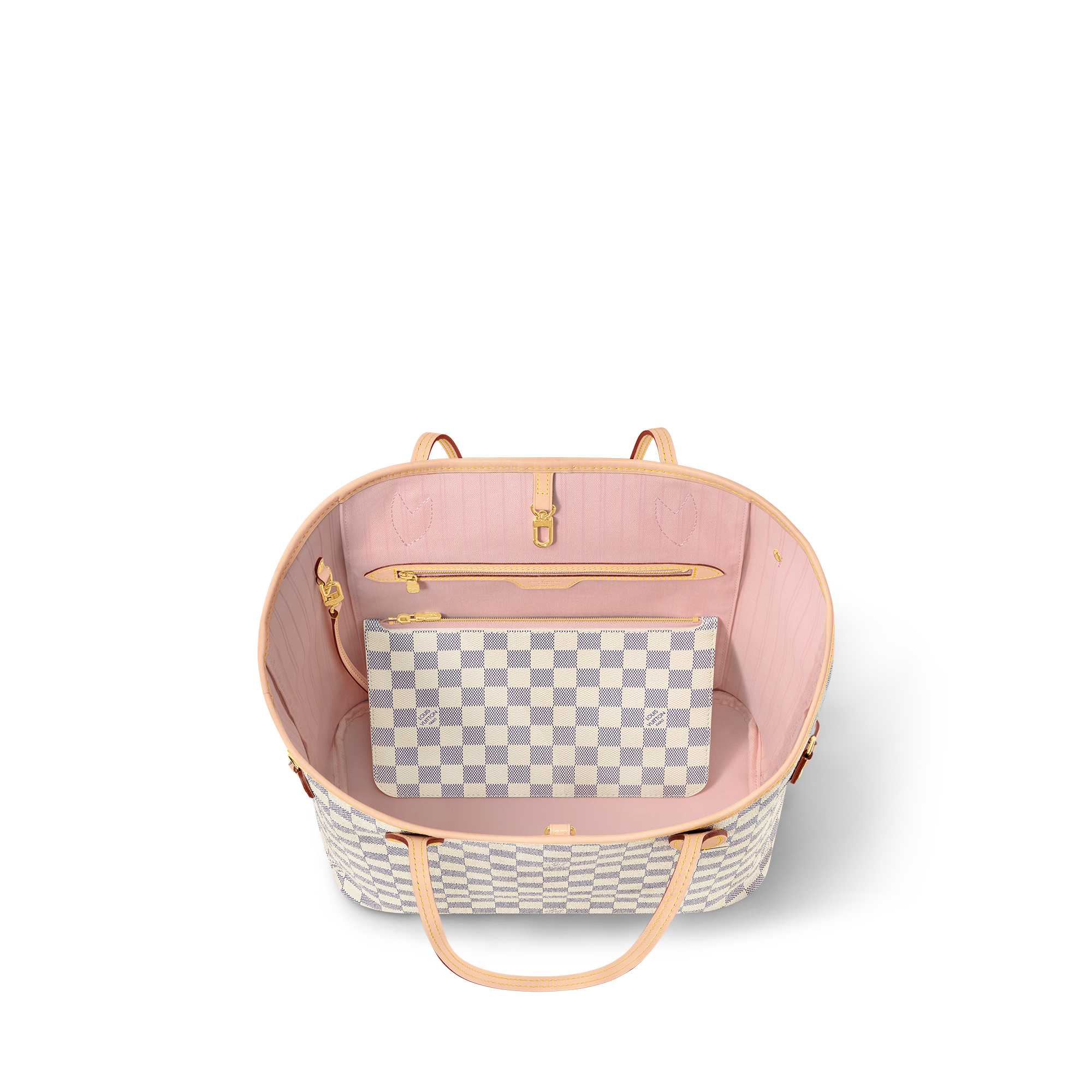 Neverfull MM Damier Azur Canvas in Women