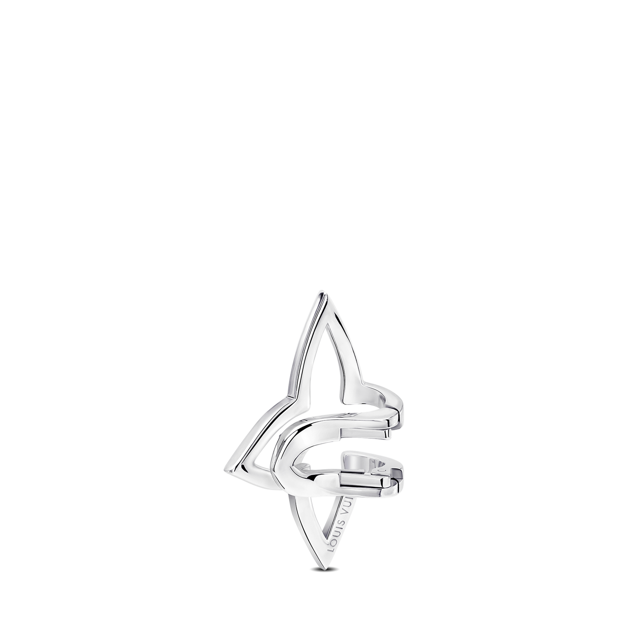 Ombre Blossom Ear Cuff, White Gold and Diamonds  in Jewellery