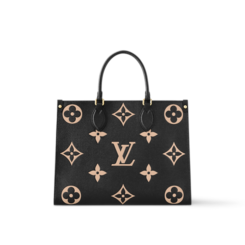 Onthego MM Bicolor Monogram Empreinte Leather in Women's Handbags All Collections collections by Louis Vuitton (Product zoom)