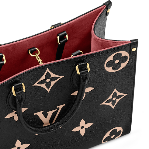 Onthego MM Bicolor Monogram Empreinte Leather in Women's Handbags All Collections collections by Louis Vuitton (Product zoom)