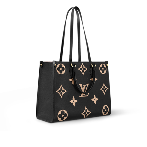 Onthego MM Bicolor Monogram Empreinte Leather in Women's Handbags All Collections collections by Louis Vuitton (Product zoom)