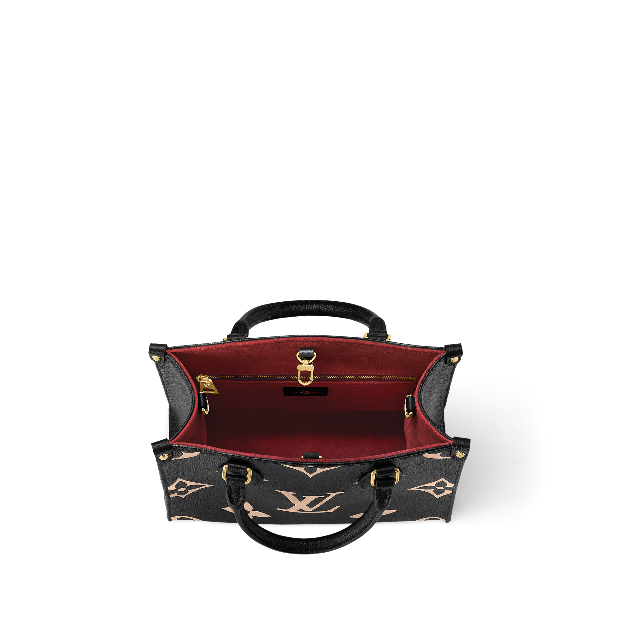 Onthego PM Bicolor Monogram Empreinte Leather in Women