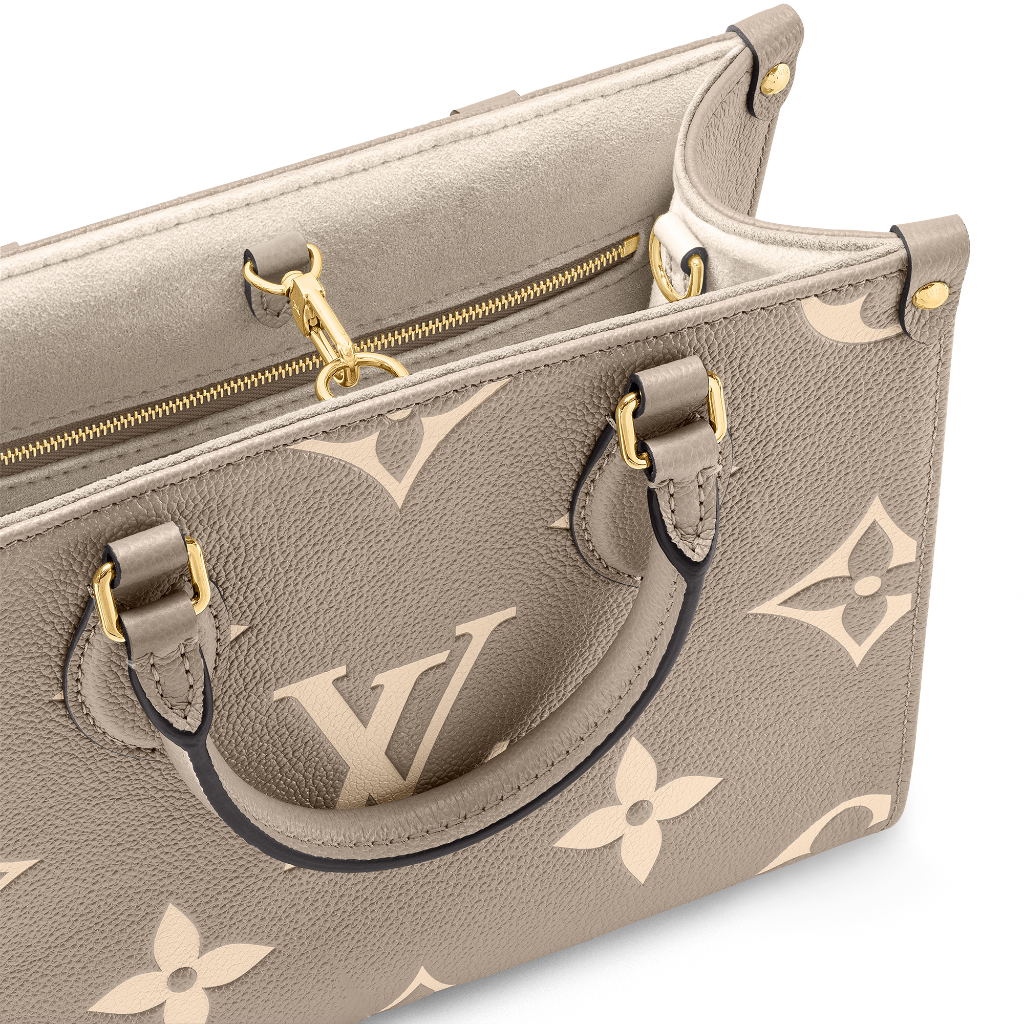 OnTheGo PM Bicolor Monogram Empreinte Leather in Women