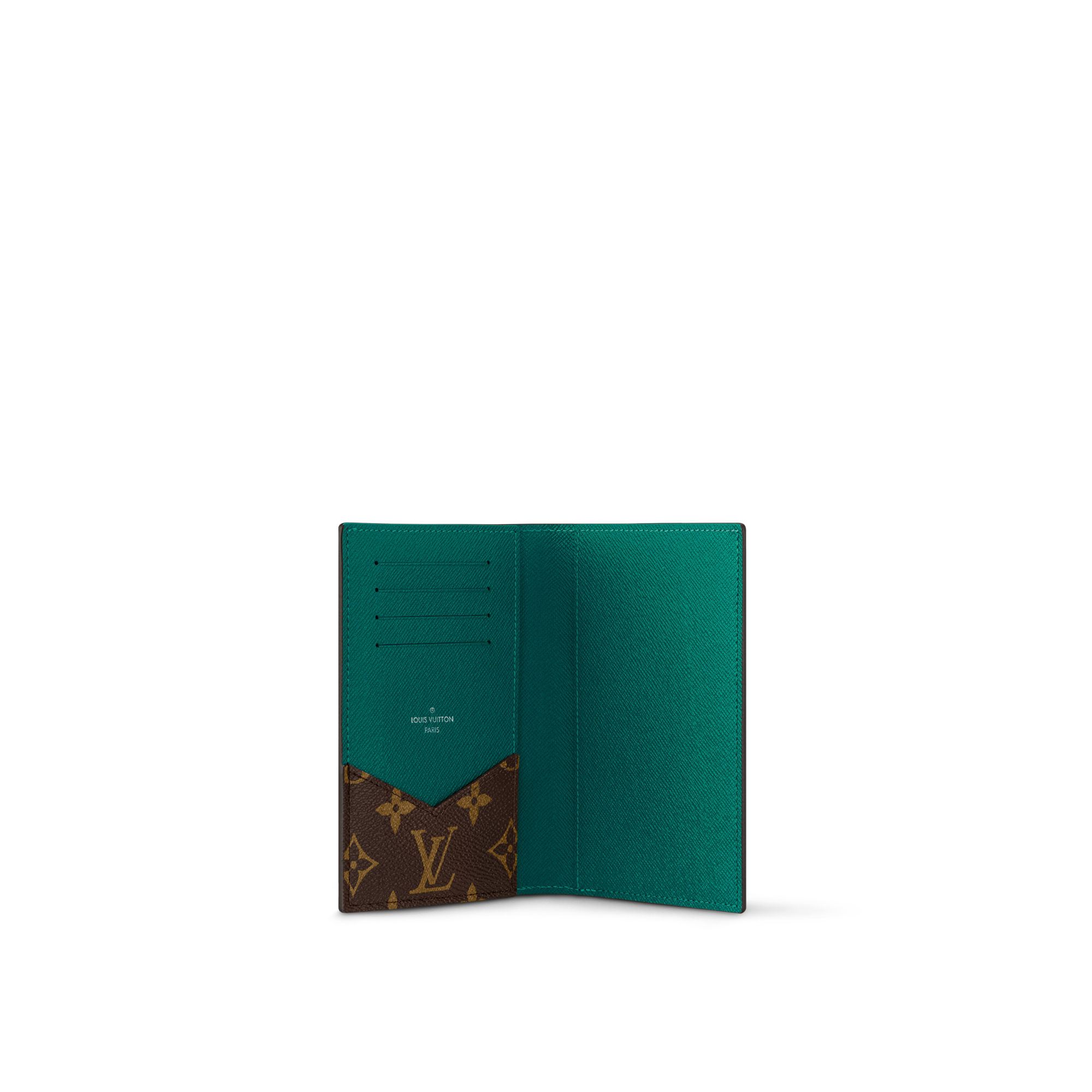 Passport Cover Monogram Macassar Canvas in Men