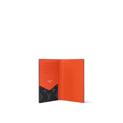 Passport Cover Monogram Eclipse in Men's Travel Travel Accessories collections by Louis Vuitton (Product zoom)