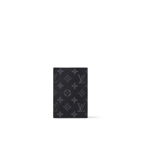 Passport Cover Monogram Eclipse in Men's Travel Travel Accessories collections by Louis Vuitton (Product zoom)