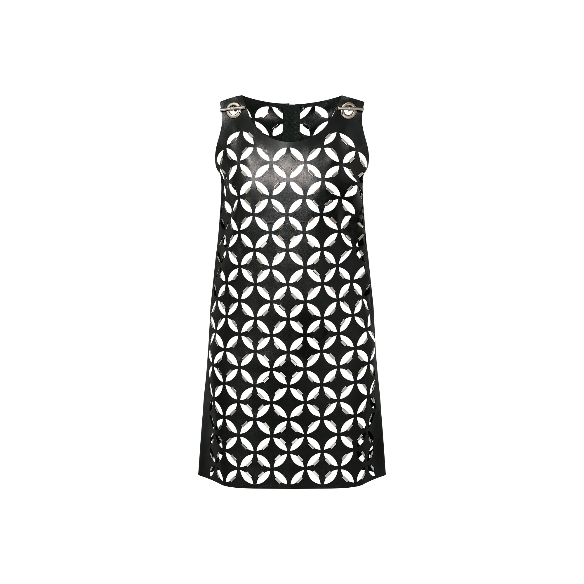 Perforated Leather Dress  in Women