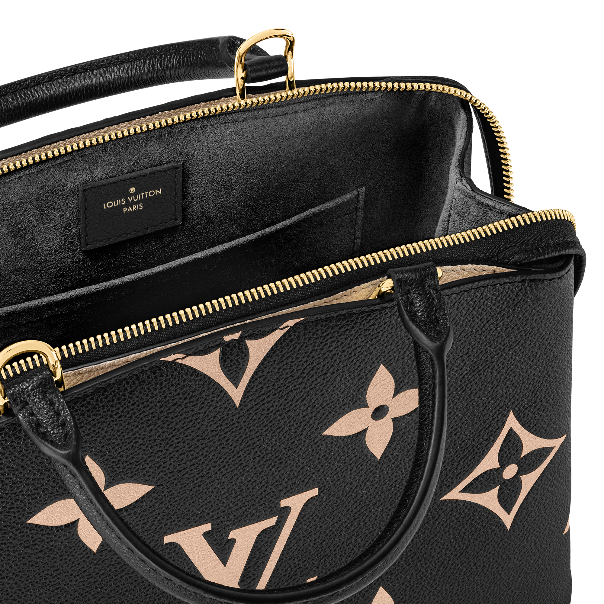 Petit Palais Bicolor Monogram Empreinte Leather in Women