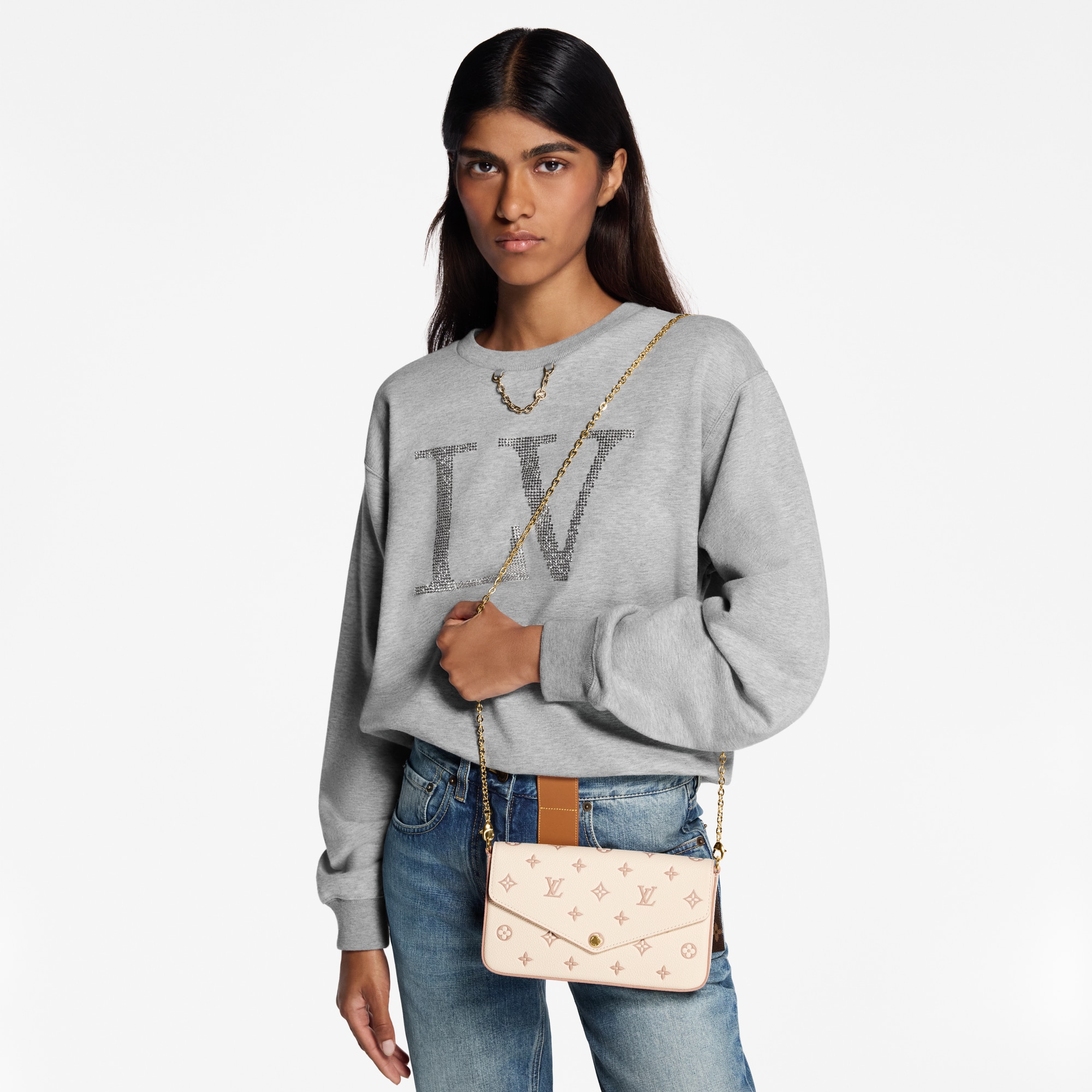 Pochette Félicie Monogram Empreinte in Women