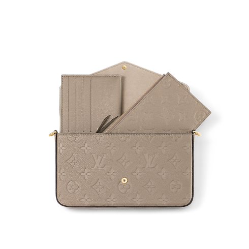 Pochette Félicie Monogram Empreinte in Women's Wallets and Small Leather Goods Wallets on Chain and Micro Bags collections by Louis Vuitton (Product zoom)
