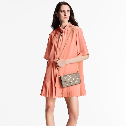 Pochette Félicie Monogram Empreinte in Women's Wallets and Small Leather Goods All Wallets and Small Leather Goods for Women collections by Louis Vuitton (Product zoom)