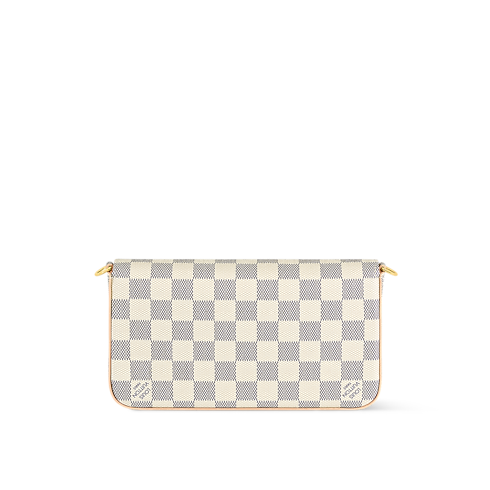 Pochette Félicie Damier Azur Canvas in Women's Wallets and Small Leather Goods Wallets on Chain and Micro Bags collections by Louis Vuitton (Product zoom)