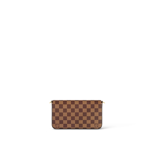 Pochette Félicie Damier Ebene in Women's Wallets and Small Leather Goods All Wallets and Small Leather Goods for Women collections by Louis Vuitton (Product zoom)