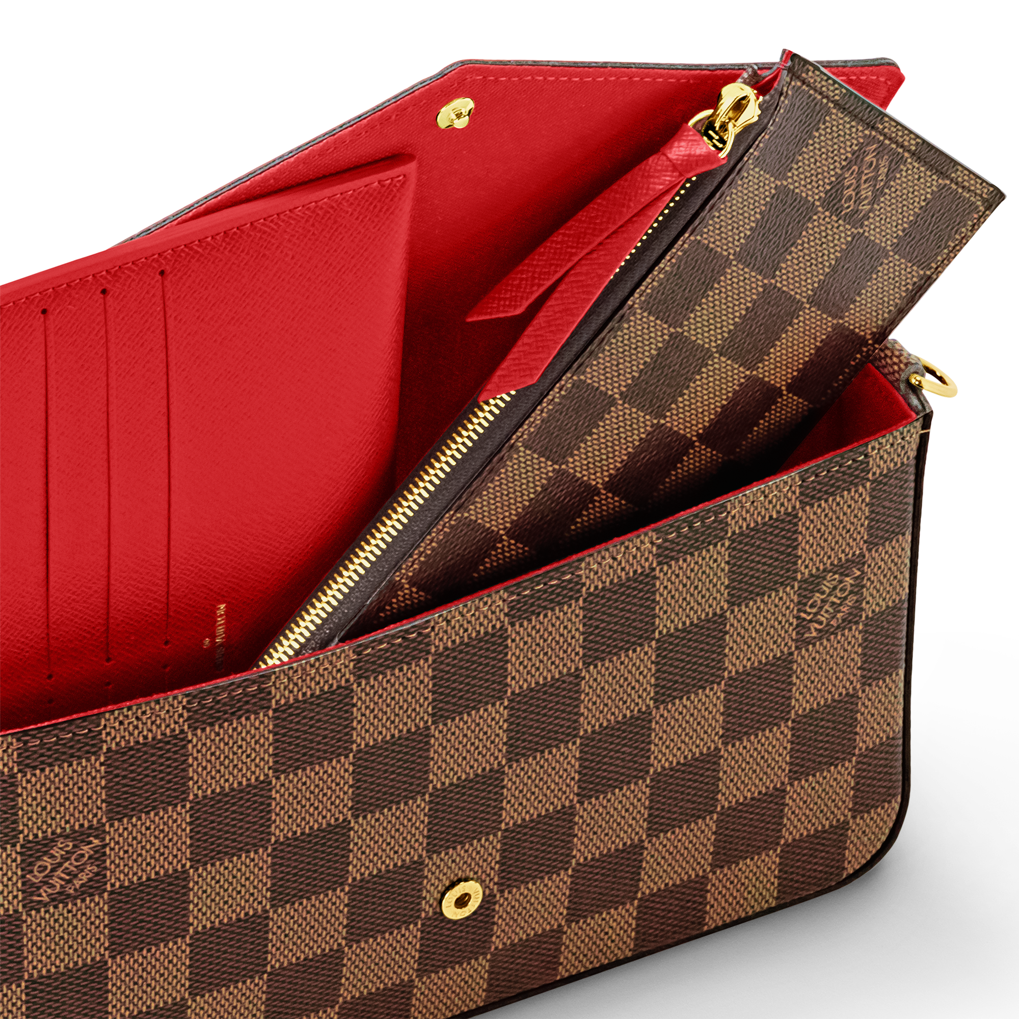 Pochette Félicie Damier Ebene in Women