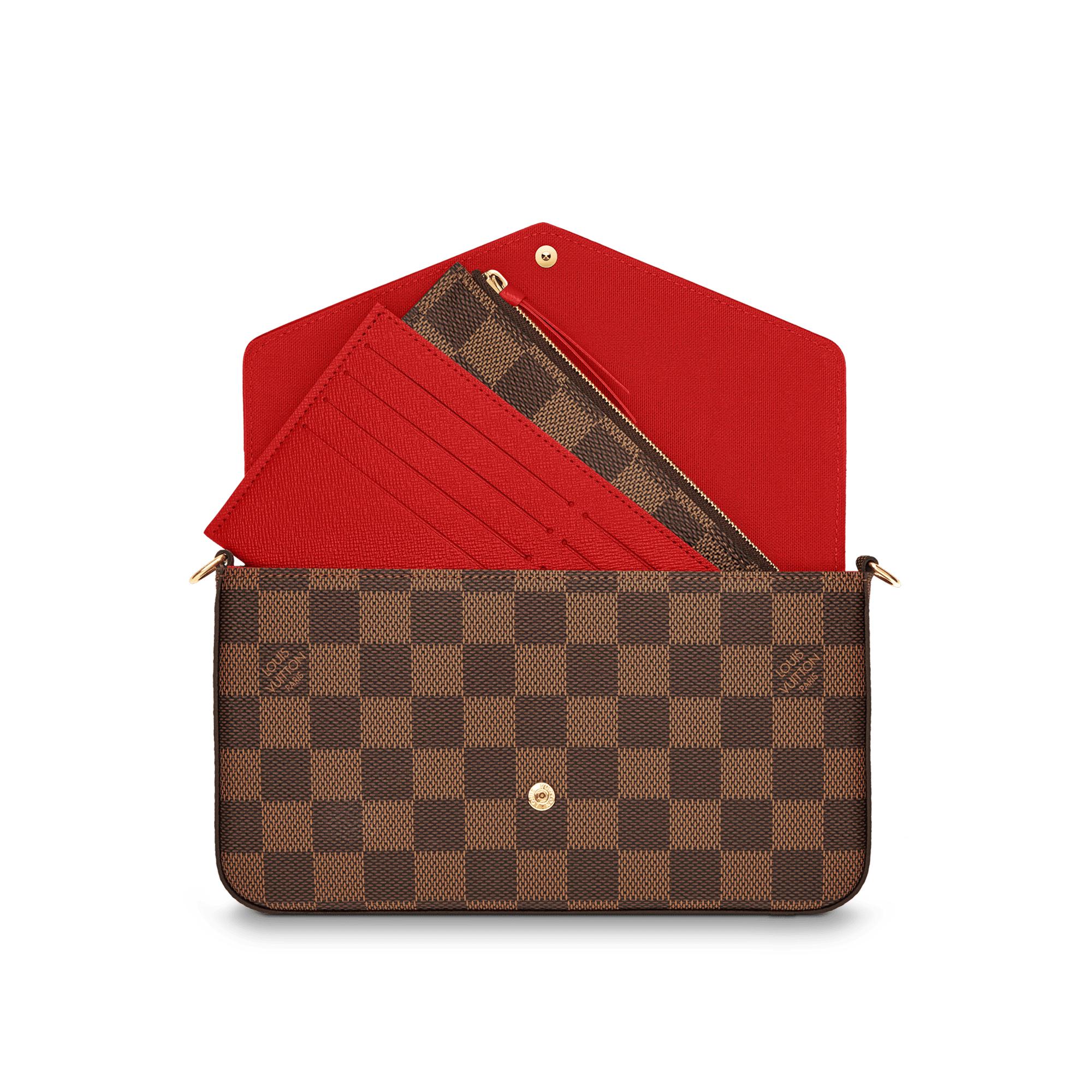 Pochette Félicie Damier Ebene in Women