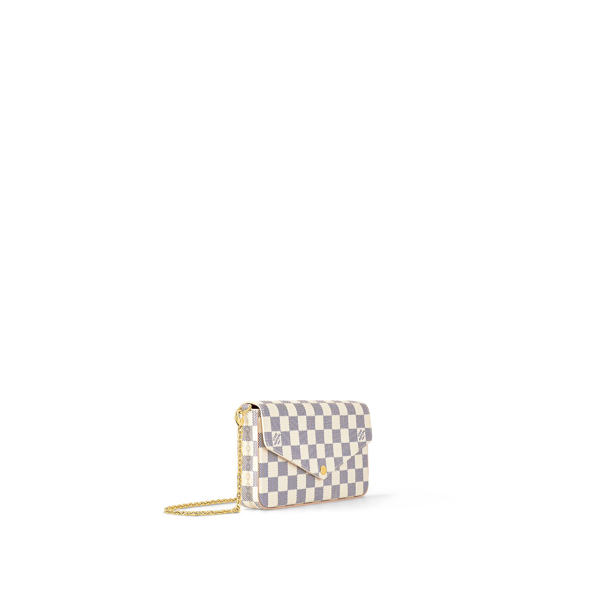 Pochette Félicie Damier Azur Canvas in Women