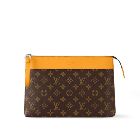 Pochette Voyage Souple Monogram Macassar Canvas in Gifts's Valentine's Day Gifts for Him } collections by Louis Vuitton (Product zoom)