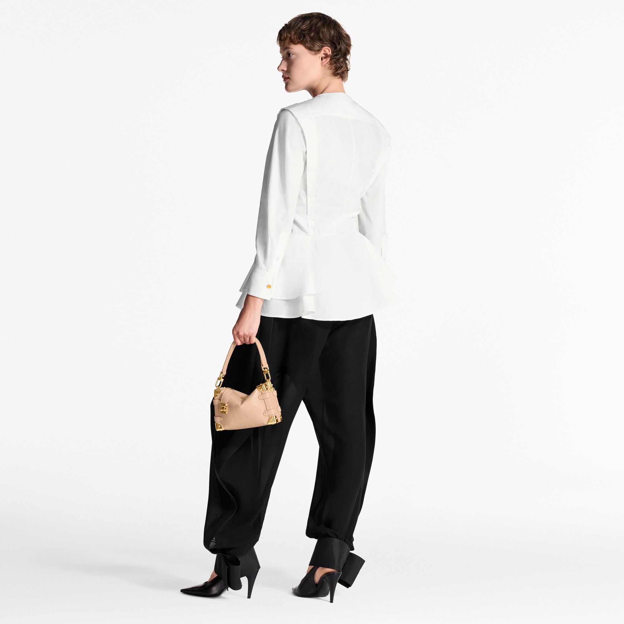 Poplin Peplum Blouse   in Women