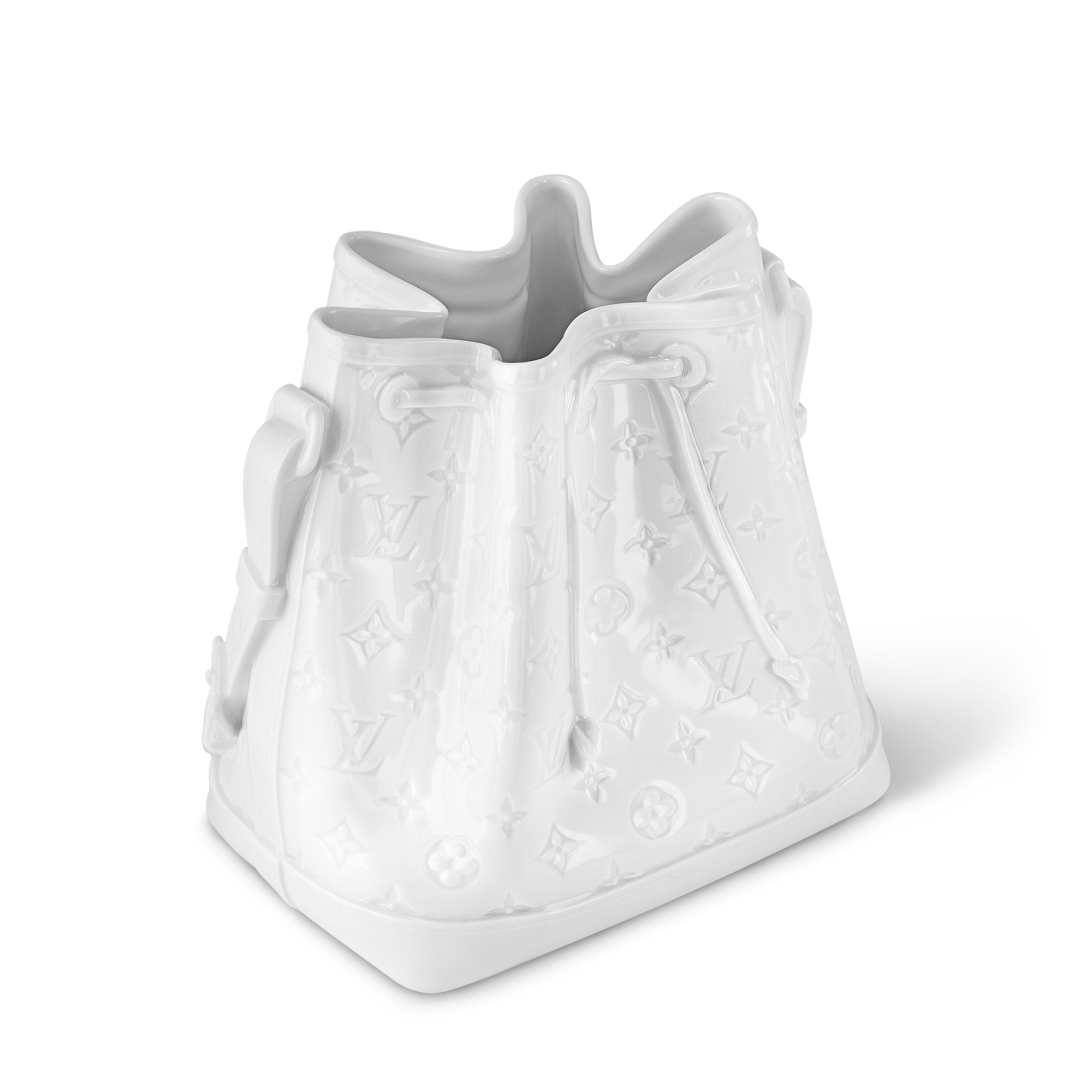 Porcelain Vase Noé BB Monogram in Trunks, Travel and Home