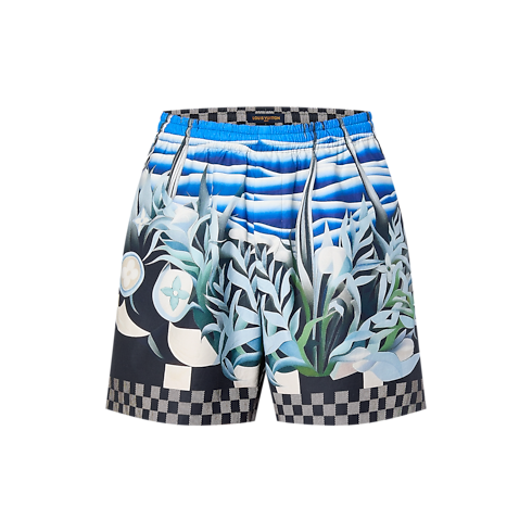 Printed Nylon Swim Shorts in Men's Ready-to-Wear Swimwear collections by Louis Vuitton (Product zoom)