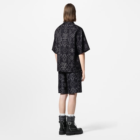 Printed Short-Sleeved Silk Shirt in Men's Ready-to-Wear Shirts collections by Louis Vuitton (Product zoom)
