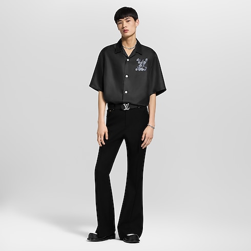 Printed Signature Silk Shirt in Men's Ready-to-Wear Shirts collections by Louis Vuitton (Product zoom)