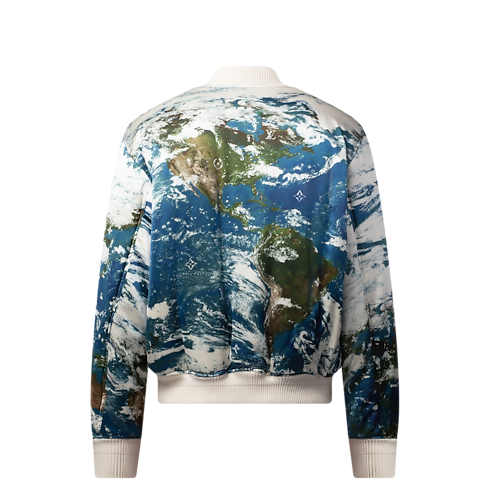 Printed Silk-Blend Bomber in Men's Ready-to-Wear Outerwear and Coats collections by Louis Vuitton (Product zoom)