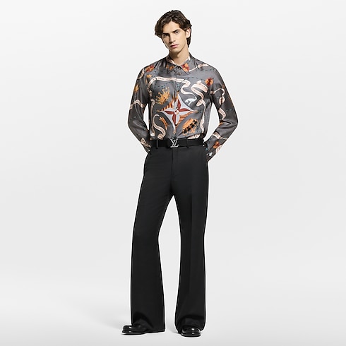 Printed Silk Shirt in Men's Ready-to-Wear Shirts collections by Louis Vuitton (Product zoom)