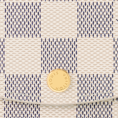 Rosalie Coin Purse Damier Azur Canvas in Women's Wallets and Small Leather Goods All Wallets and Small Leather Goods for Women collections by Louis Vuitton (Product zoom)