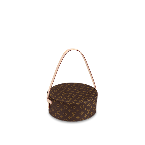 Round Tea Box Monogram in Les Extraordinaires's Hardsided Boxes collections by Louis Vuitton (Product zoom)