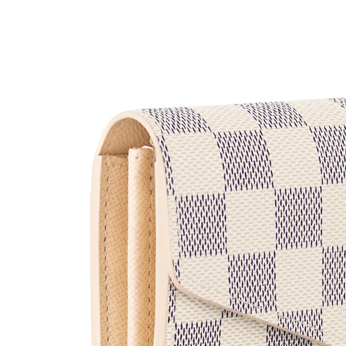 Sarah Wallet Damier Azur Canvas in Women's Wallets and Small Leather Goods All Wallets and Small Leather Goods for Women collections by Louis Vuitton (Product zoom)