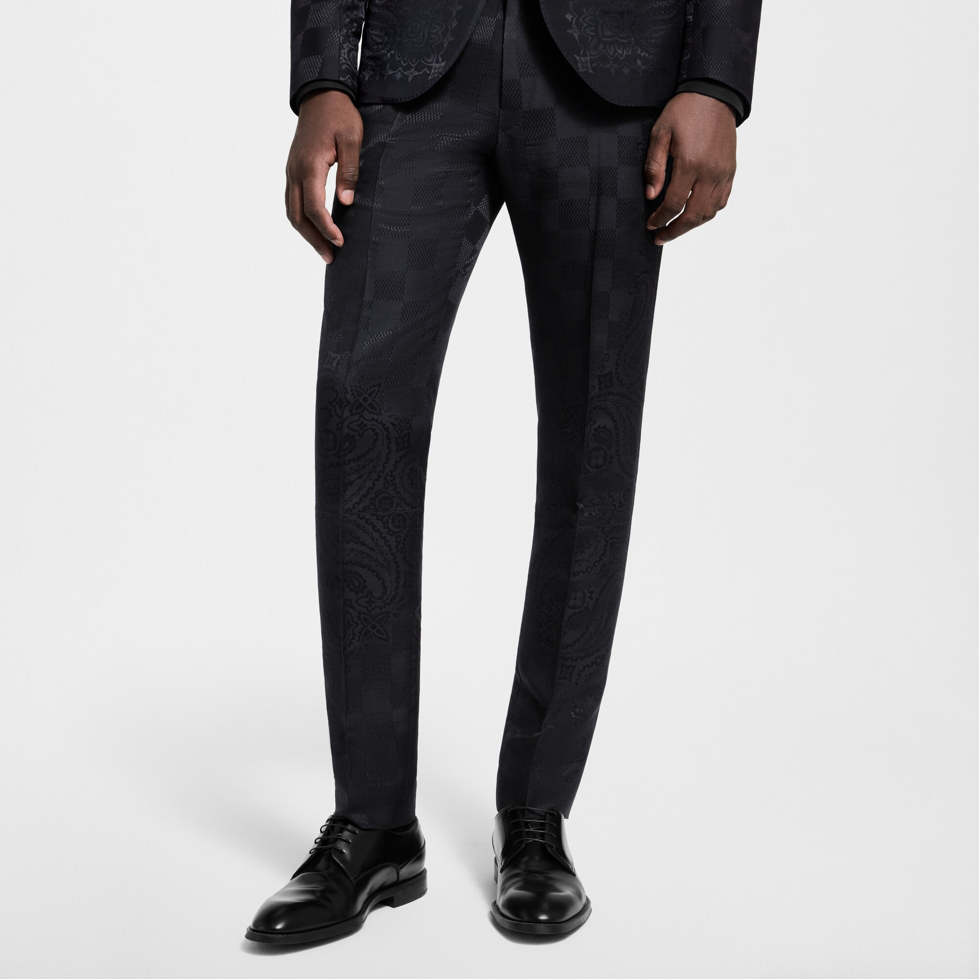 Satin Cigarette Evening Pants  in Men