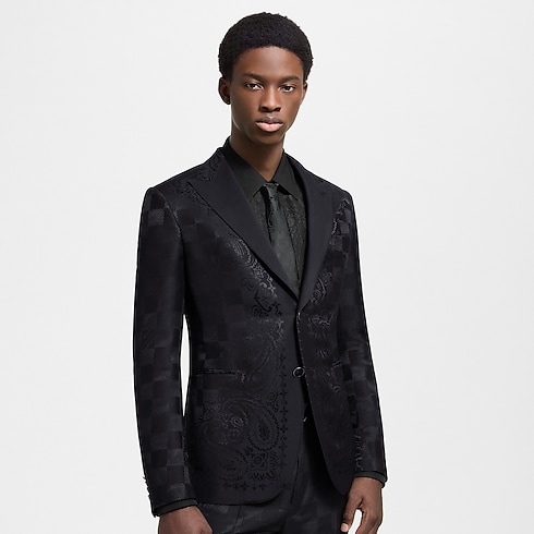 Satin Pont Neuf Single-Breasted Evening Jacket in Men's Ready-to-Wear Blazers and Jackets collections by Louis Vuitton (Product zoom)