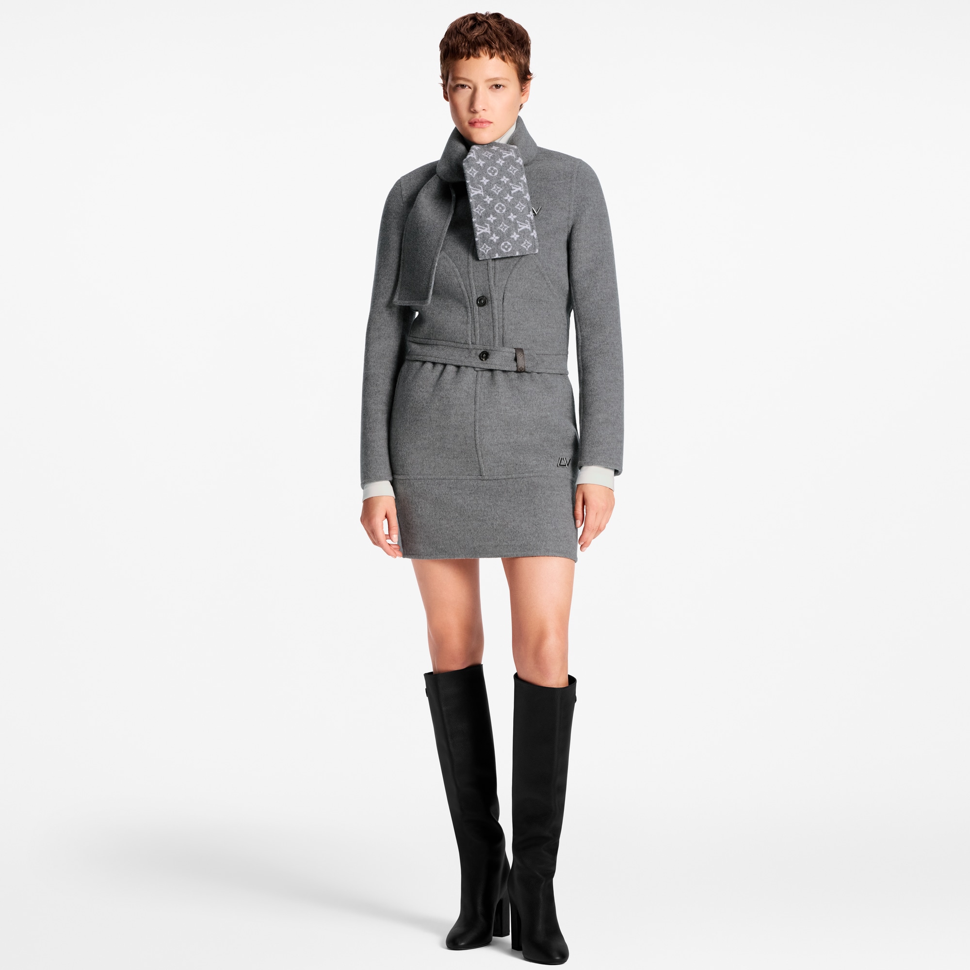 Scarf Collar Jacket  in Women