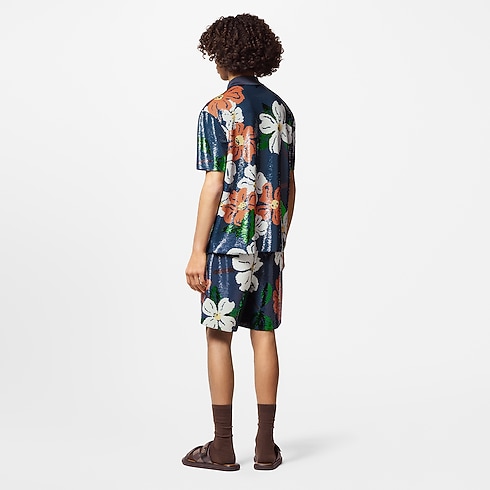 Sequin-Embroidered Short-Sleeved Shirt in Men's Ready-to-Wear Shirts collections by Louis Vuitton (Product zoom)