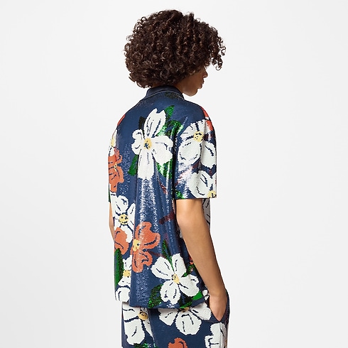 Sequin-Embroidered Short-Sleeved Shirt in Men's Ready-to-Wear Shirts collections by Louis Vuitton (Product zoom)