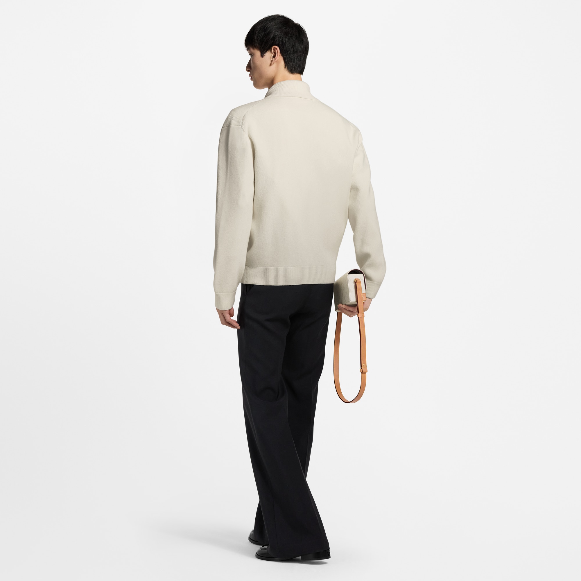 Shawl Collar Knit Jacket  in Men