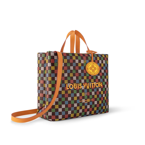 Shopper Tote MM Damier Ebene Canvas in Bags and Small Leather Goods's Men Bags Newness collections by Louis Vuitton (Product zoom)