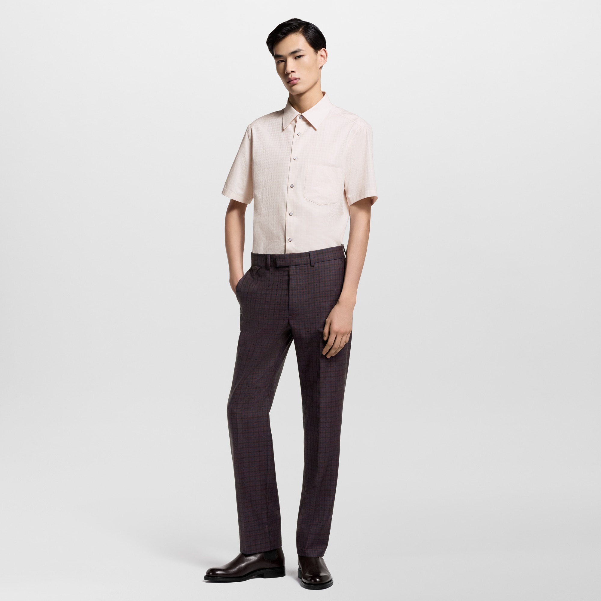 Short-Sleeved Classic Shirt  in Men
