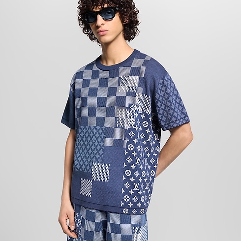 Short-Sleeved Knitted Crewneck in Men's Ready-to-Wear All Ready-to-Wear collections by Louis Vuitton (Product zoom)